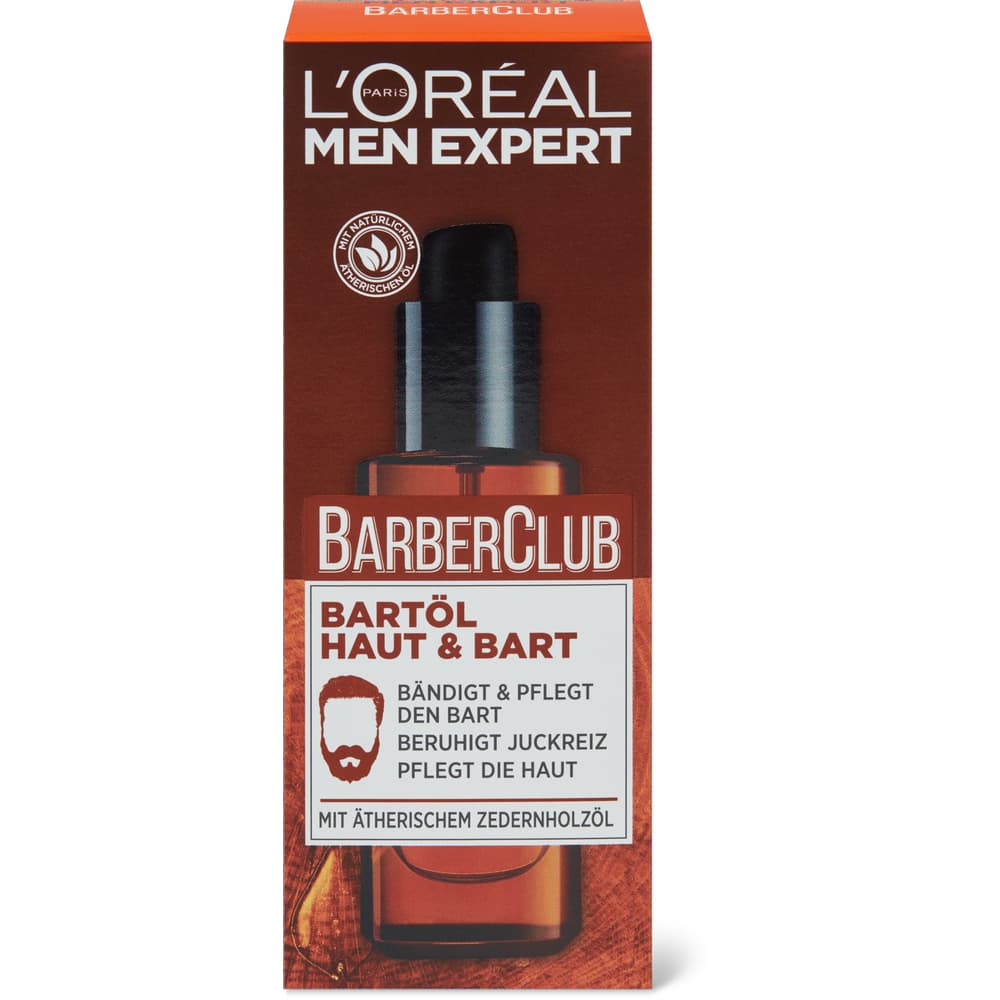 L'Oréal Men Expert Barber Club Bartöl mit ätherischem Zendernholzöl