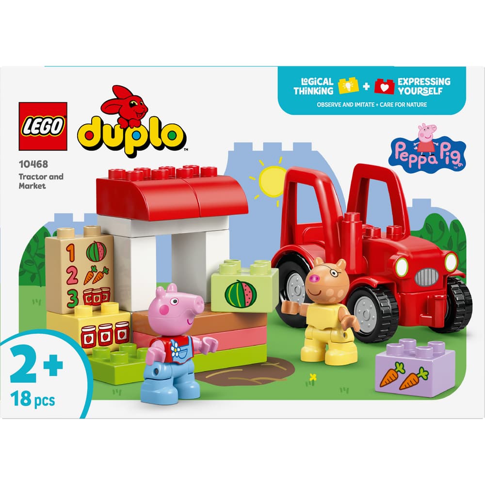 Lego Duplo Peppa Pig 10468 Traktor und Marktstand