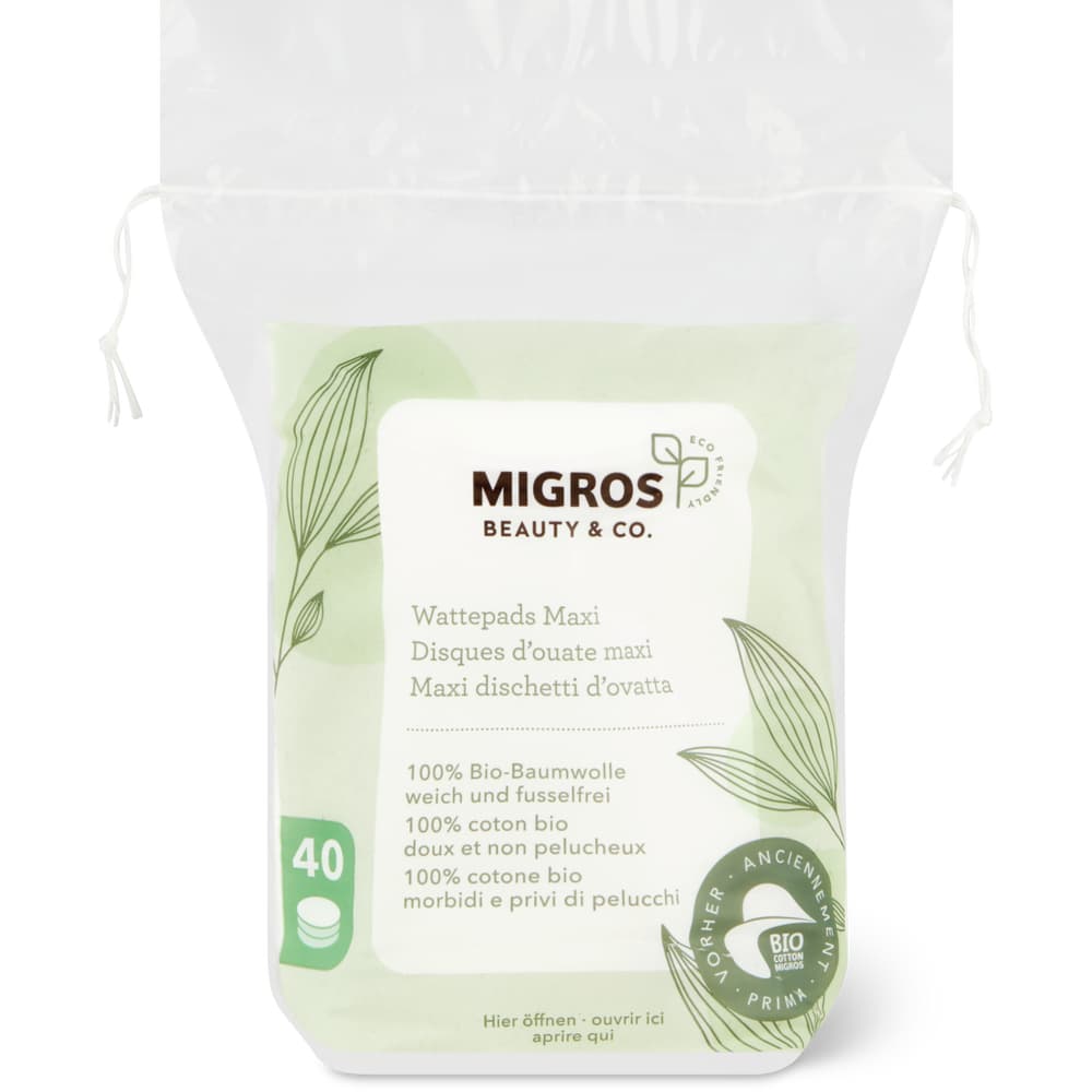 Migros Beauty & Co. Eco Wattepads Maxi