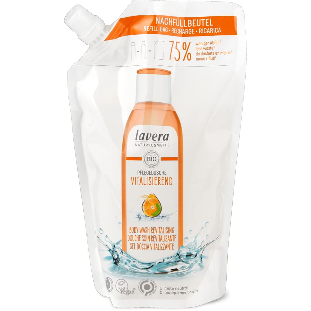 Lavera Vitalisierende Pflegedusche Orange & Minze, vegan