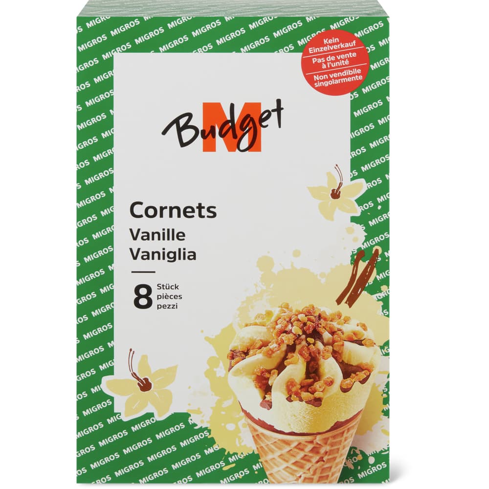M-Budget Cornets Vanille