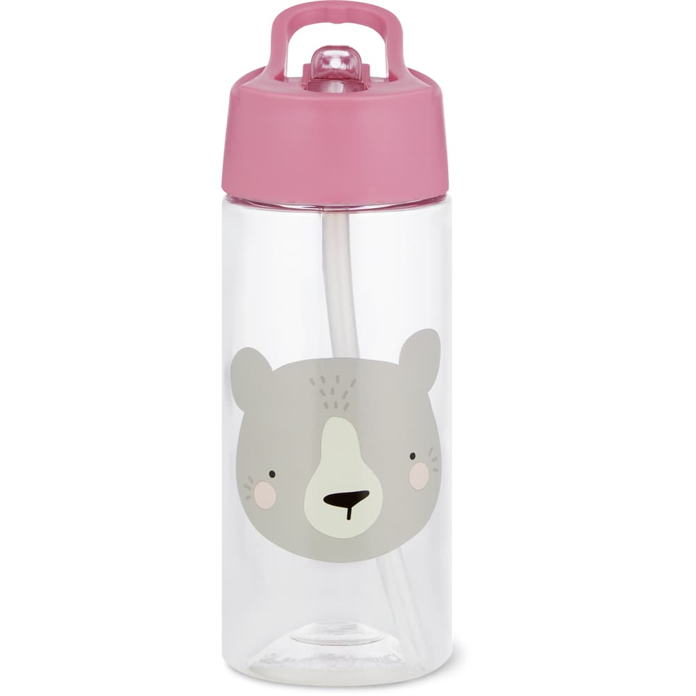Migros Kitchen & Co. Trinkflasche Bär, rosa, 400ml
