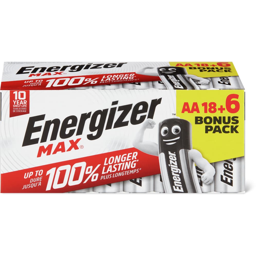 Energizer Batterien Max AA/LR6 18+6