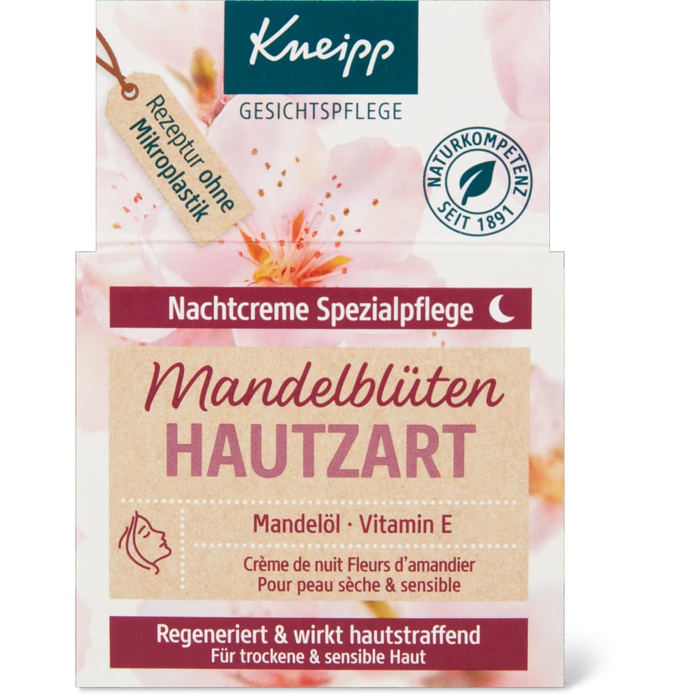 Kneipp Nachtcreme Mandelblüte - Für Trockene & Sensible Haut