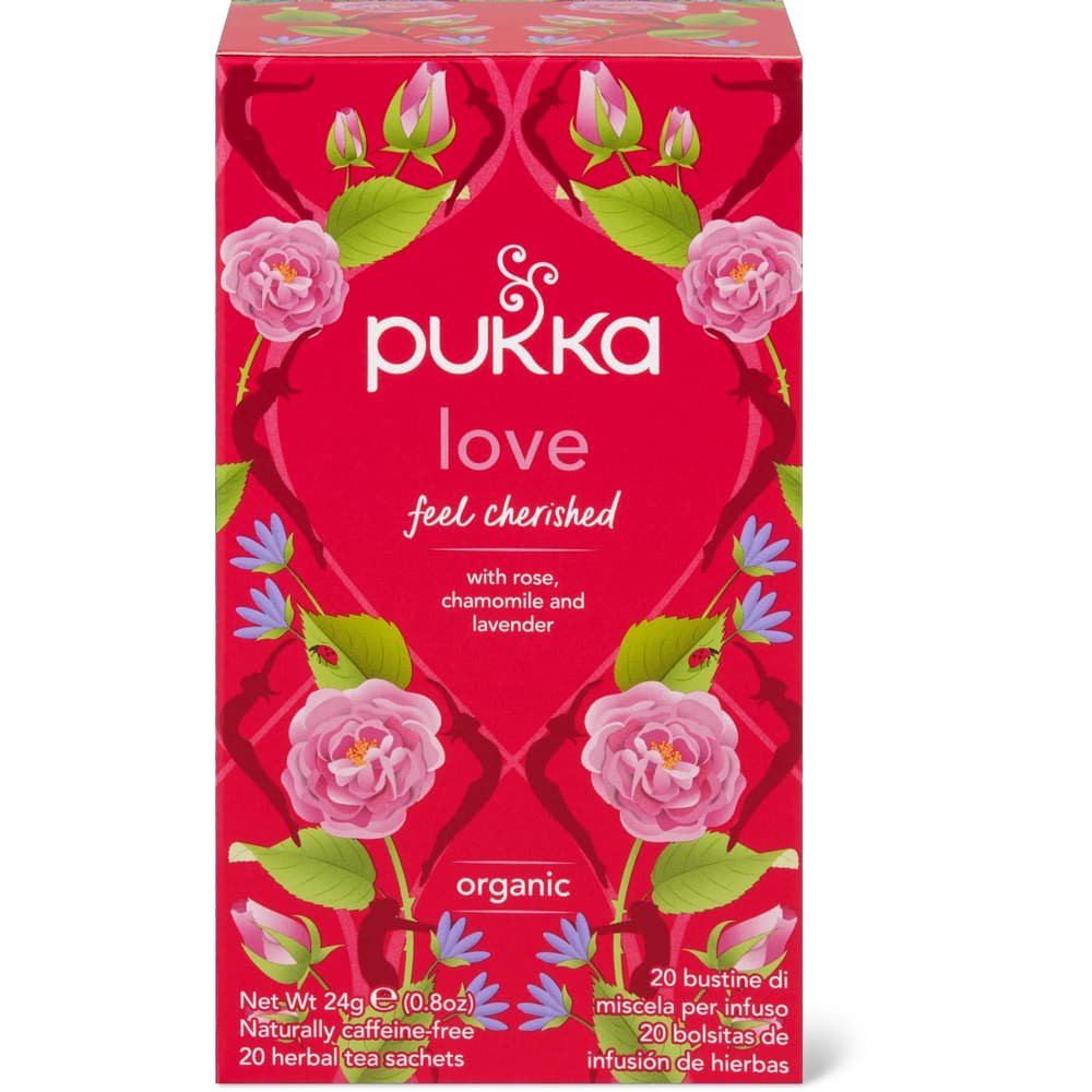 Pukka Kräutertee Rose, Kamille & Lavendel