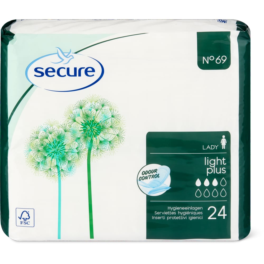 Secure Lady Hygieneeinlagen Light Plus - N°69