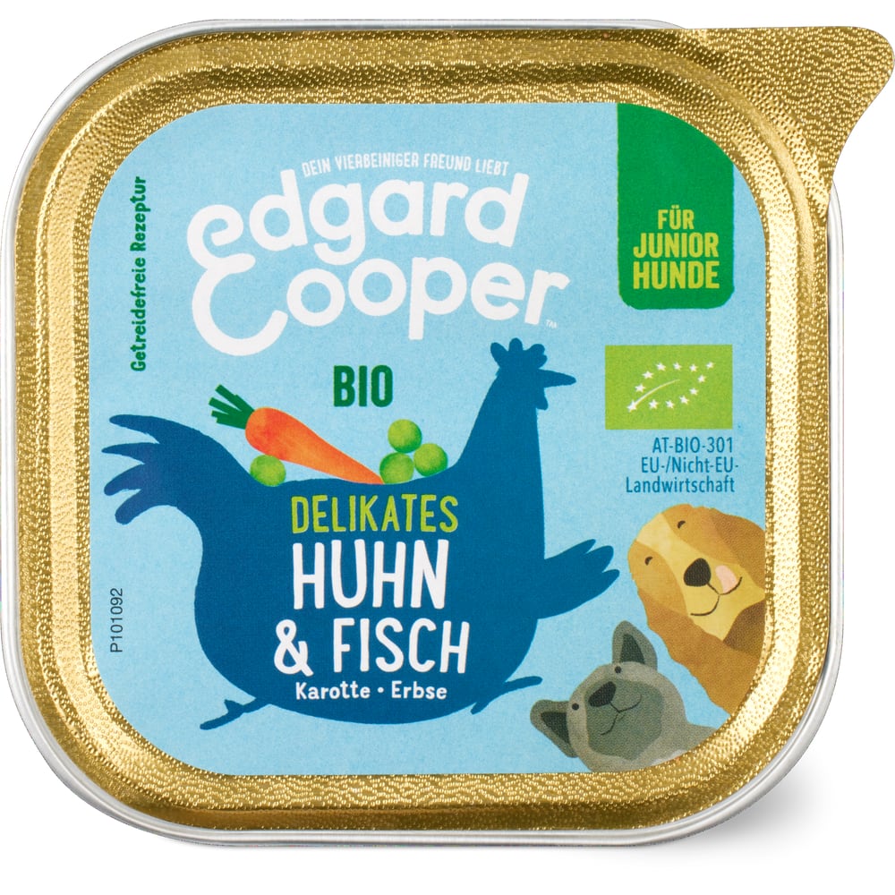 Edgard & Cooper Junior Bio Paté Fish und Huhn