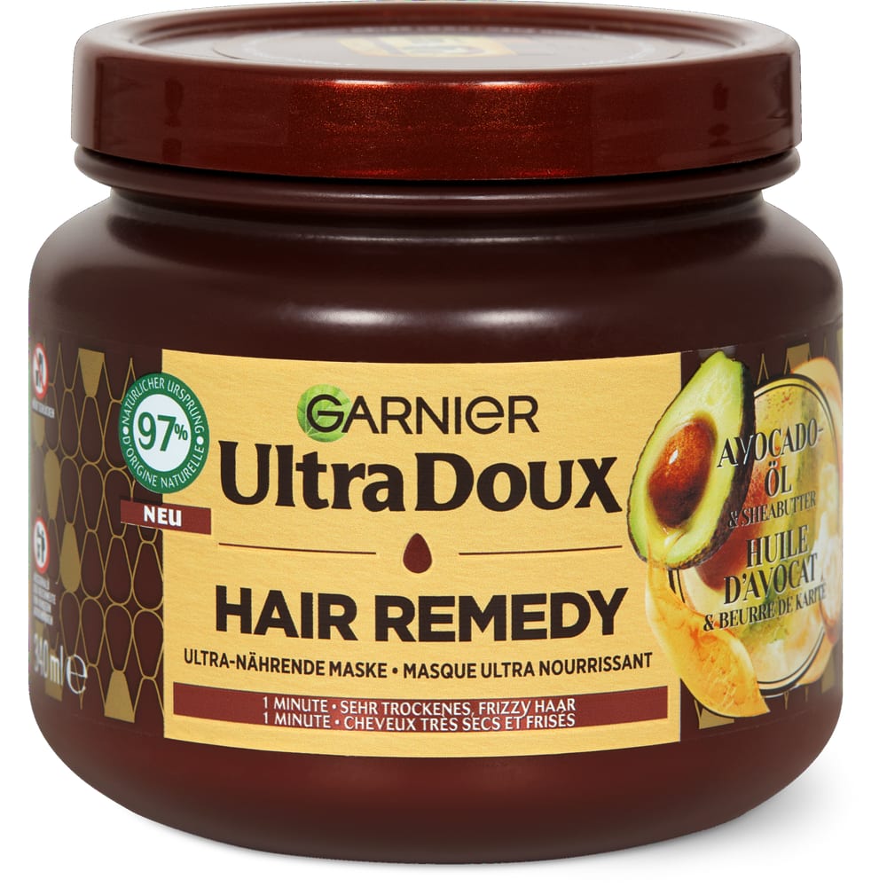 Garnier Ultra Doux Avocado-Öl & Sheabutter Maske sehr trockenes, widerspenstiges Haar