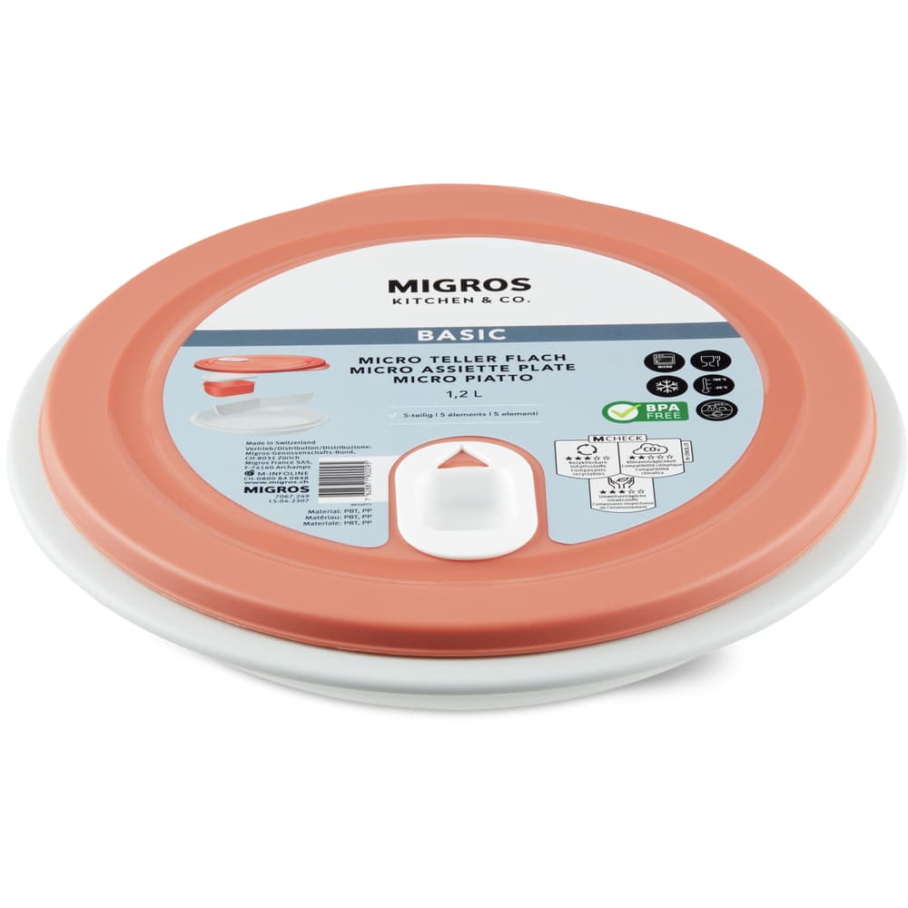 Migros Kitchen & Co. Micro Teller flach 1.2l
