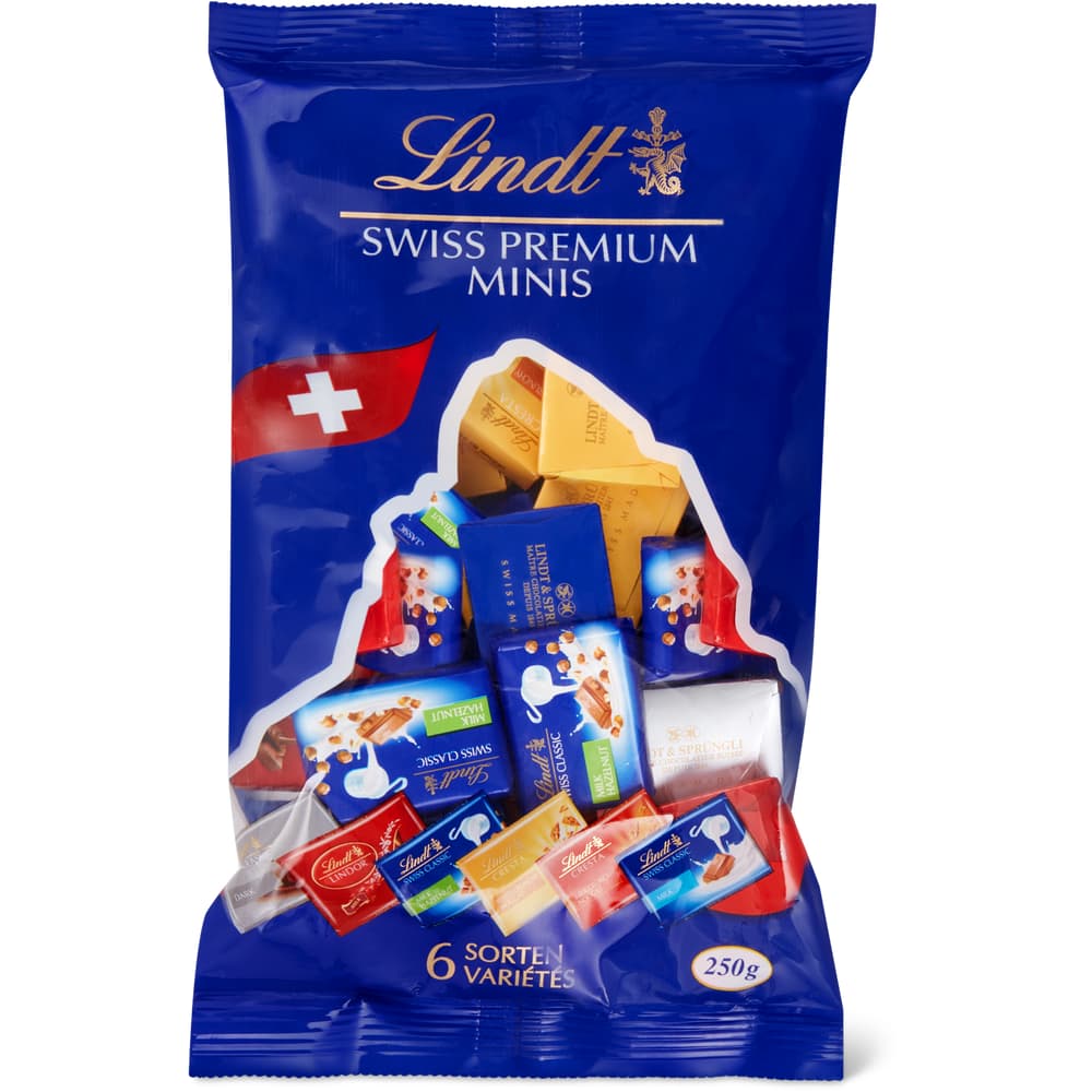 Lindt Swiss Premium Minis Napolitains 6 Sorten