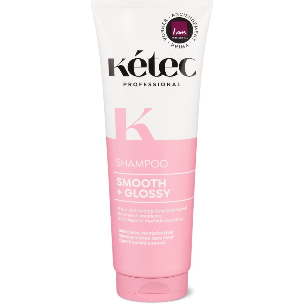 Kétec Smooth & Glossy Shampoo glanzloses, stumpfes Haar
