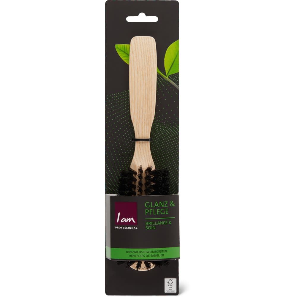 I am Professional Holzhalbrundbürste Eschenholz