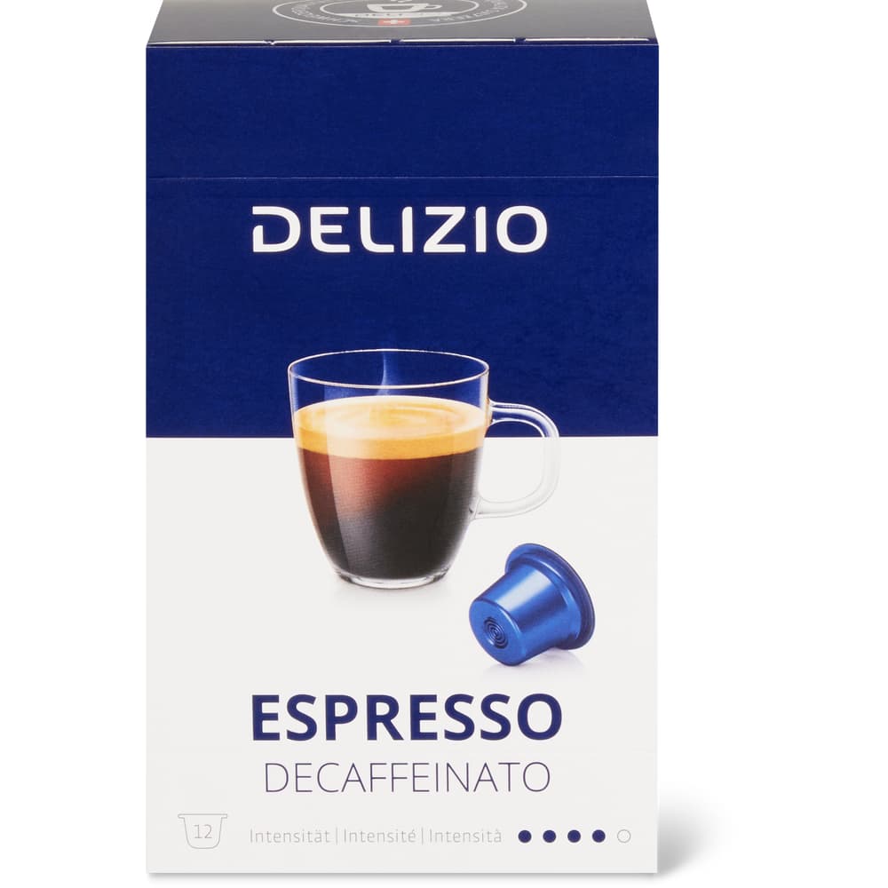 Delizio Espresso Kaffee-Kapseln Decaffeinato, System Delizio