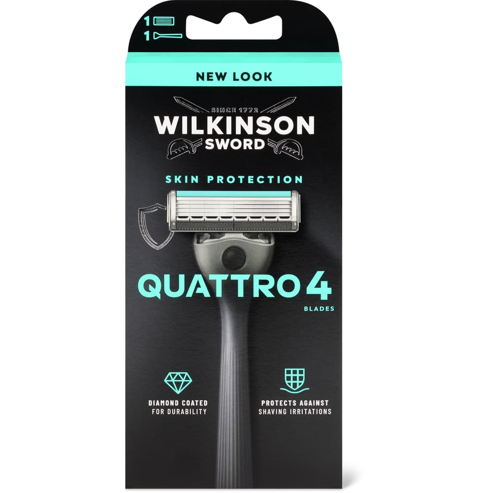 Wilkinson Quattro 4 Rasierer Skin Protection