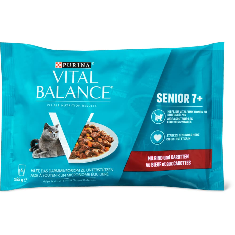 Vital Balance Senior 7+ mit Rind und Karotten