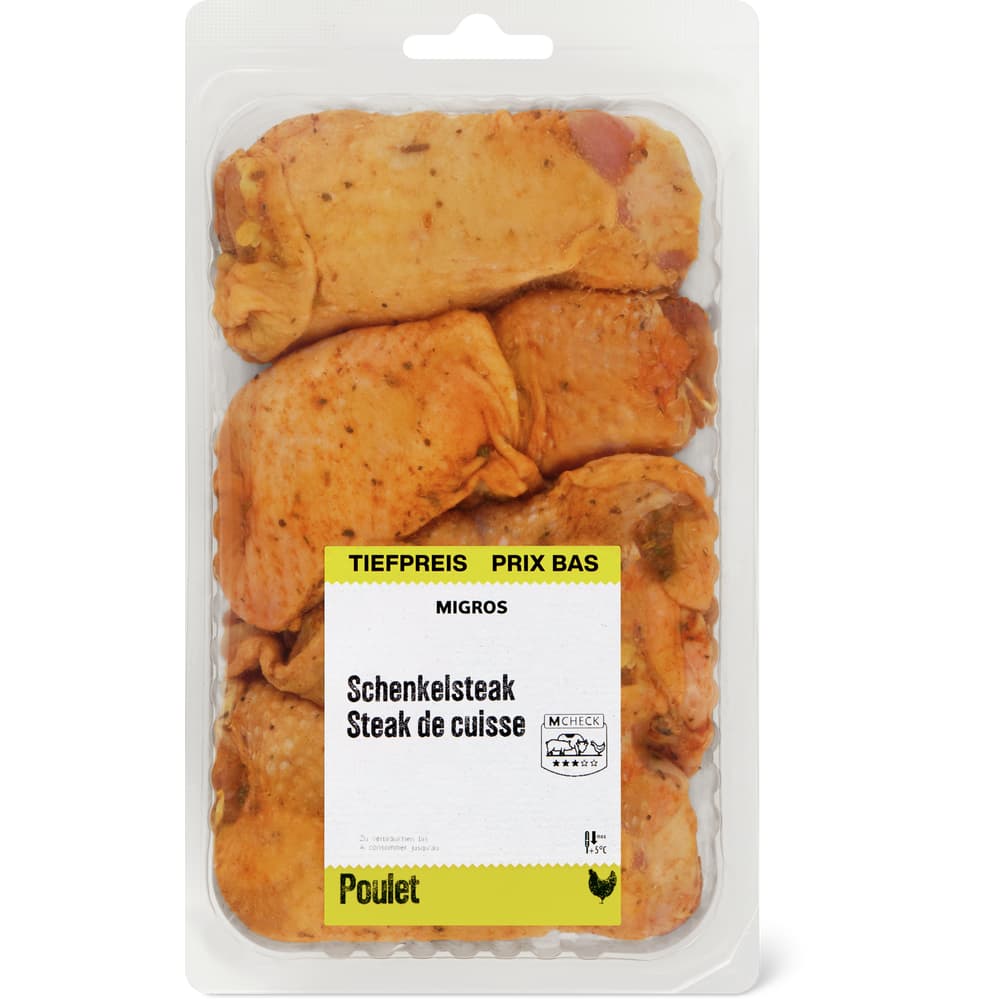 Migros Pouletschenkelsteak mariniert