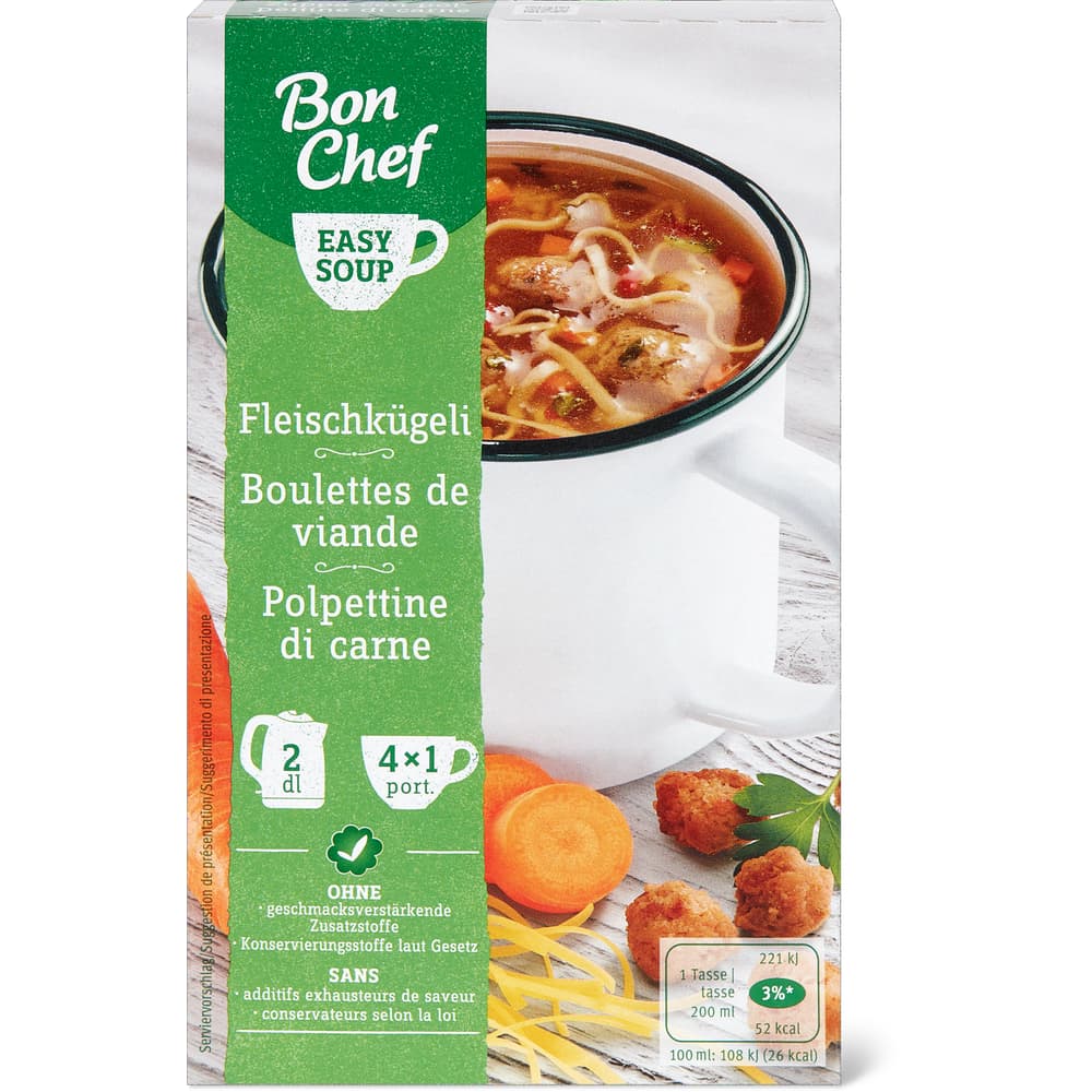 Bon Chef Easy soup Suppe Fleischkügeli
