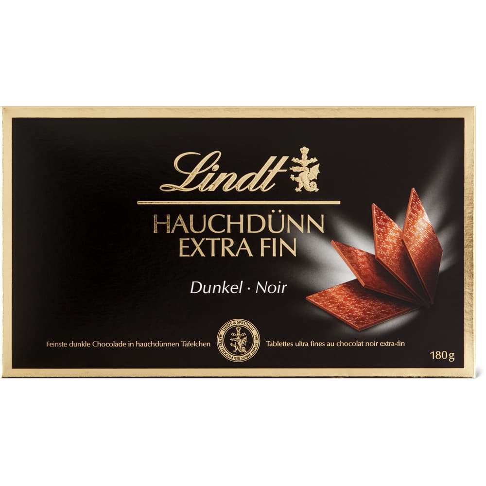 Lindt Hauchdünn Extra Fin Dunkel