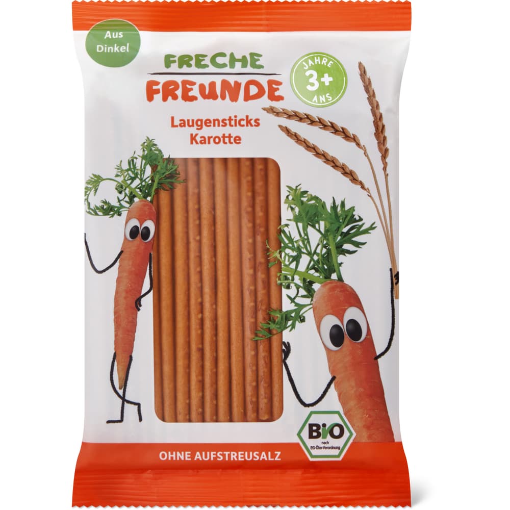 Freche Freunde Bio Laugensticks Karotte Ab 3 Jahren