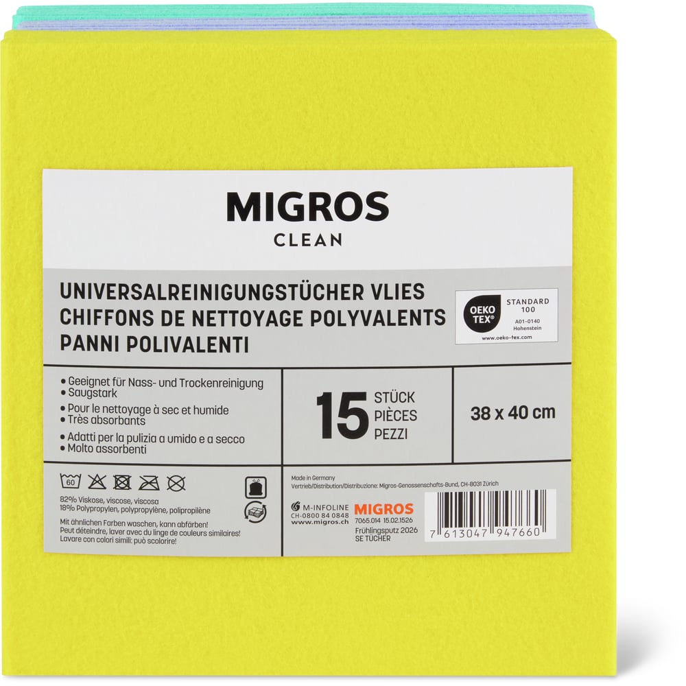 Universalreinigungstücher Vlies