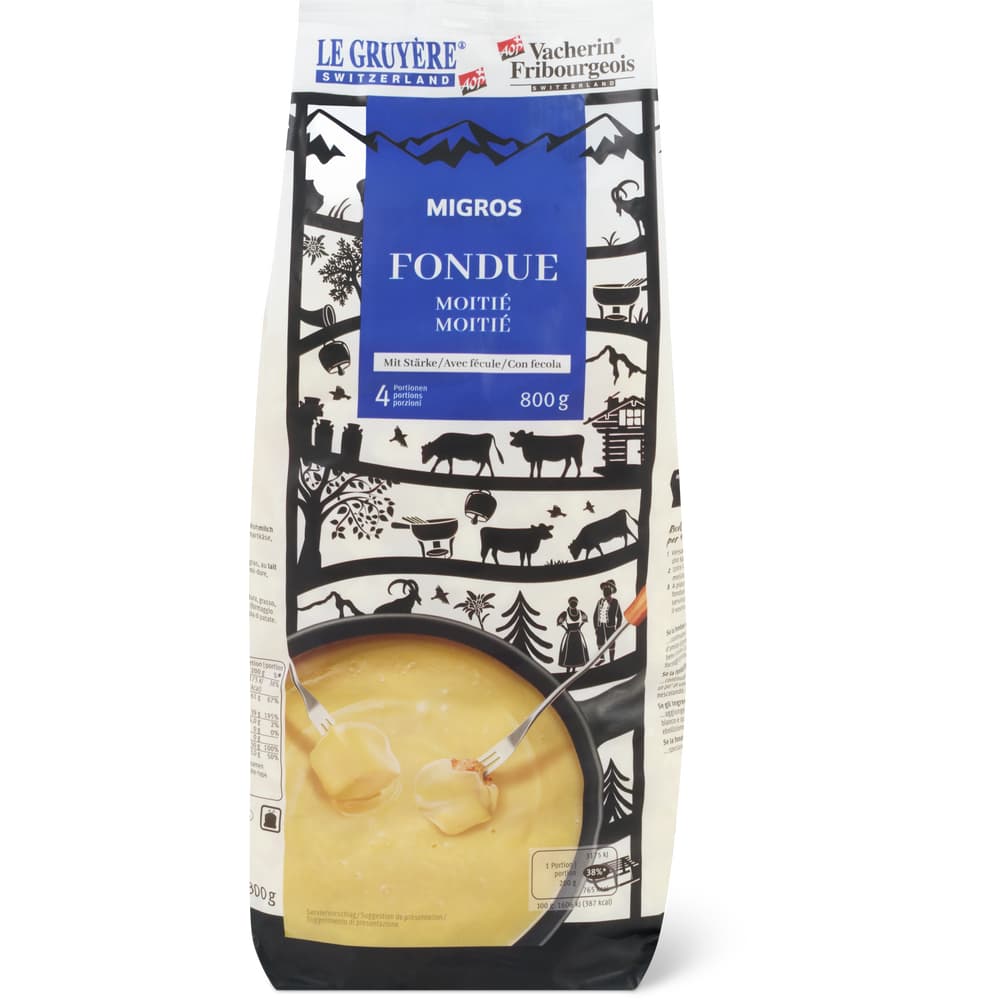 Migros Fondue Moitié Moitié mit Stärke