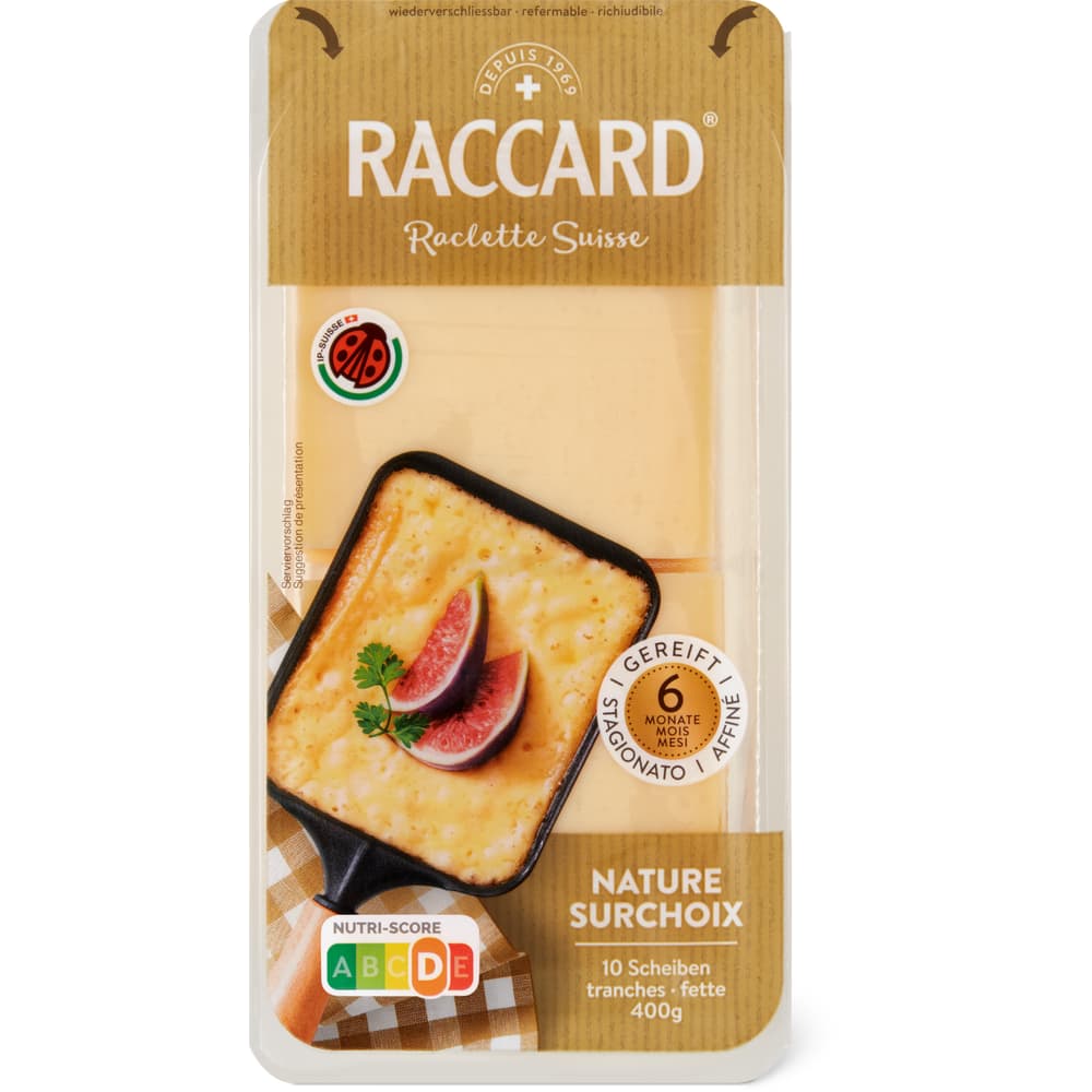 Raccard IP-SUISSE Raclette Surchoix - 10 Scheiben