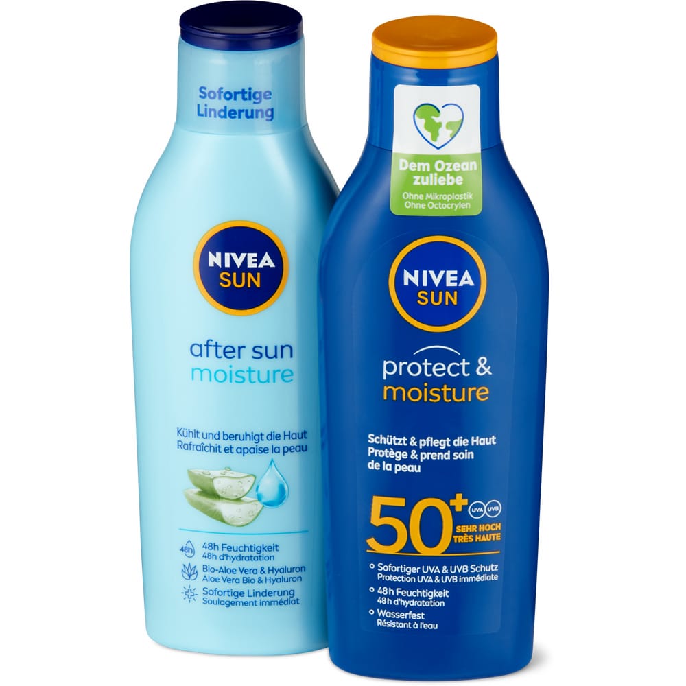 Nivea After Sun Milch – 200 Ml, Mit Aloe Vera – Beruhigend & Feuchtigkeitsspendend Nach Dem Sonnenbad