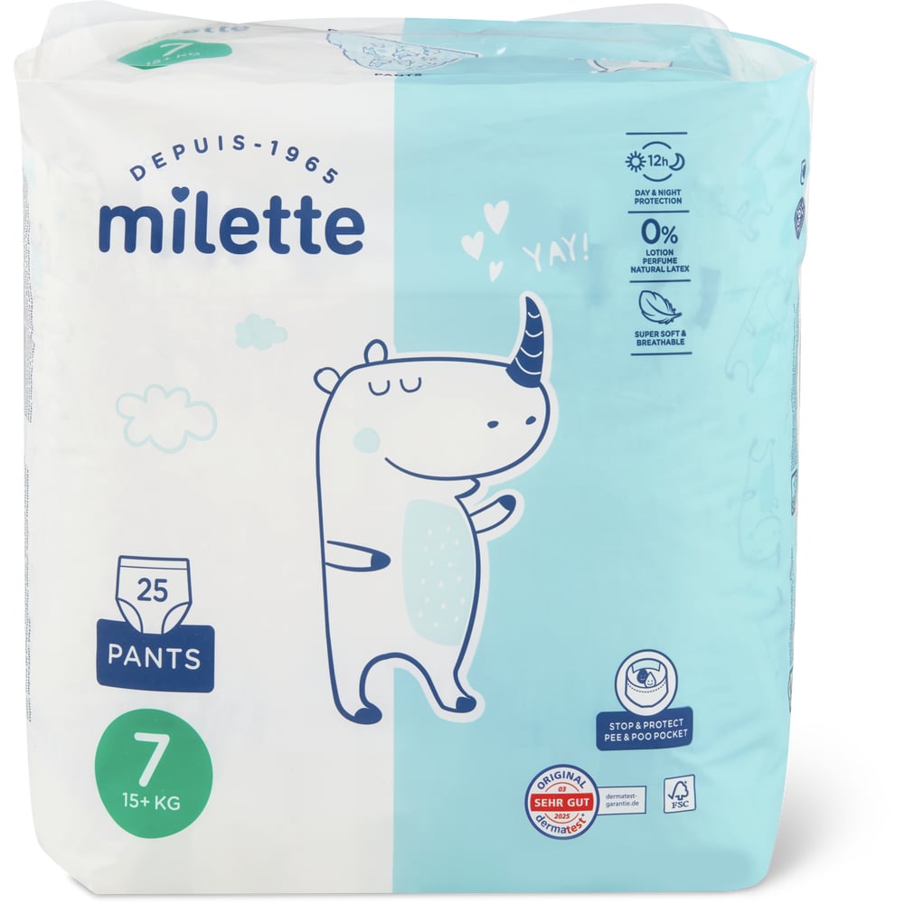 Milette Baby Care Pants Grösse 7, +15kg