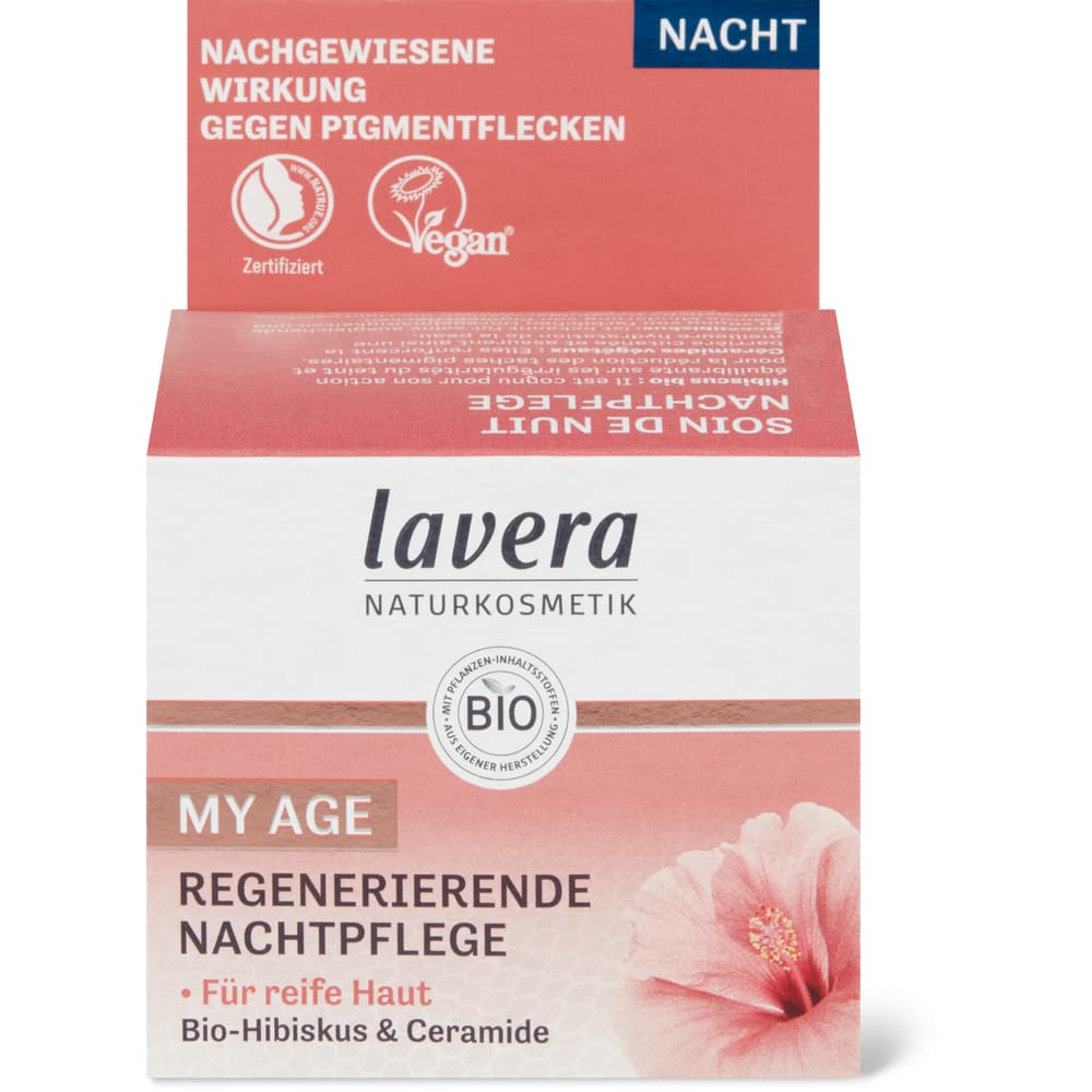 Lavera My Age Regenerierende Nachtcreme für reife Haut, vegan