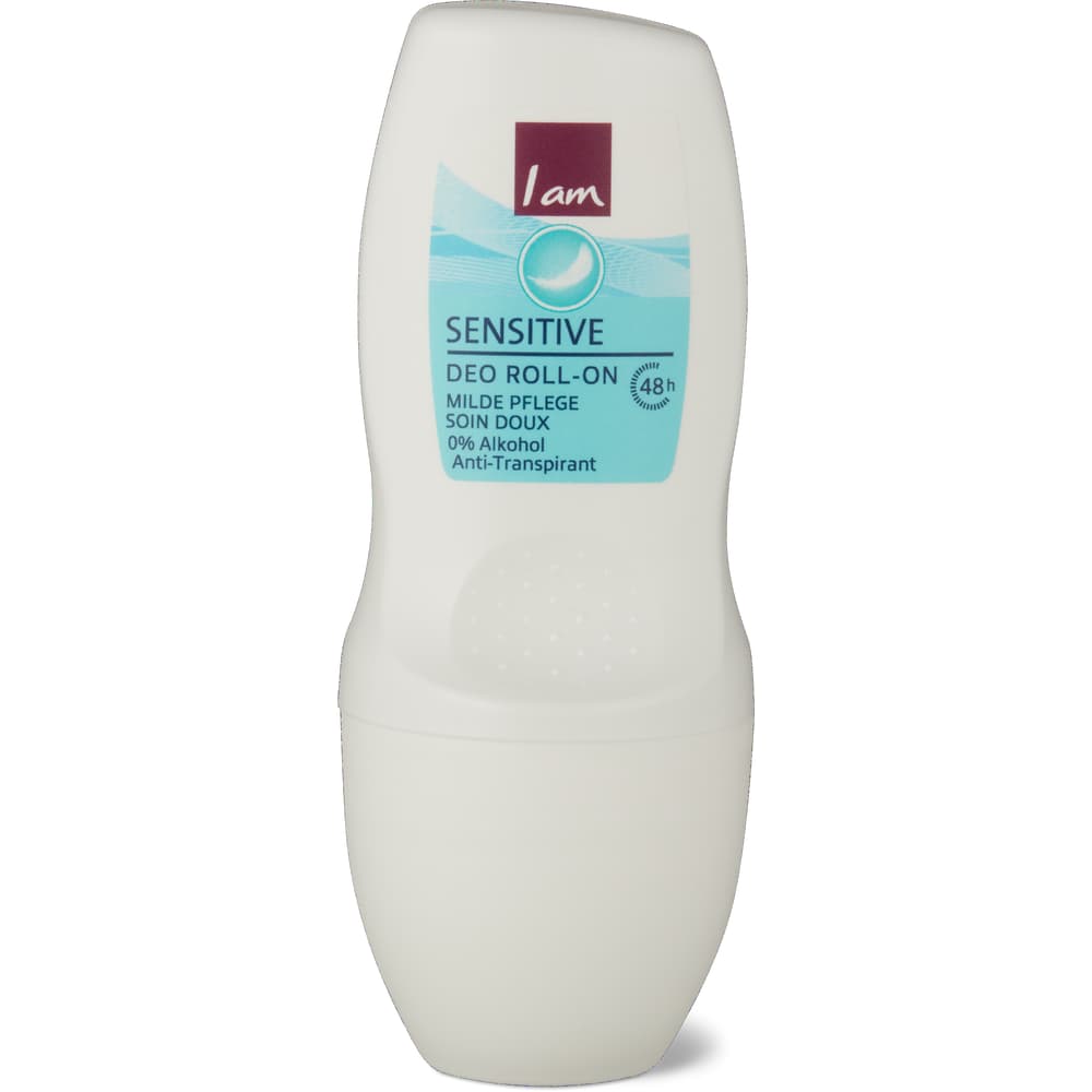 I am Deo Roll-on Sensitive 0% Alkohol, 48h, Anti-Transpirant