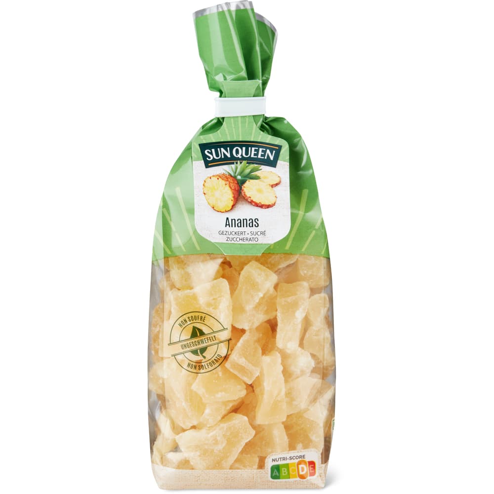 Sun Queen Ananasringe getrocknet und gezuckert