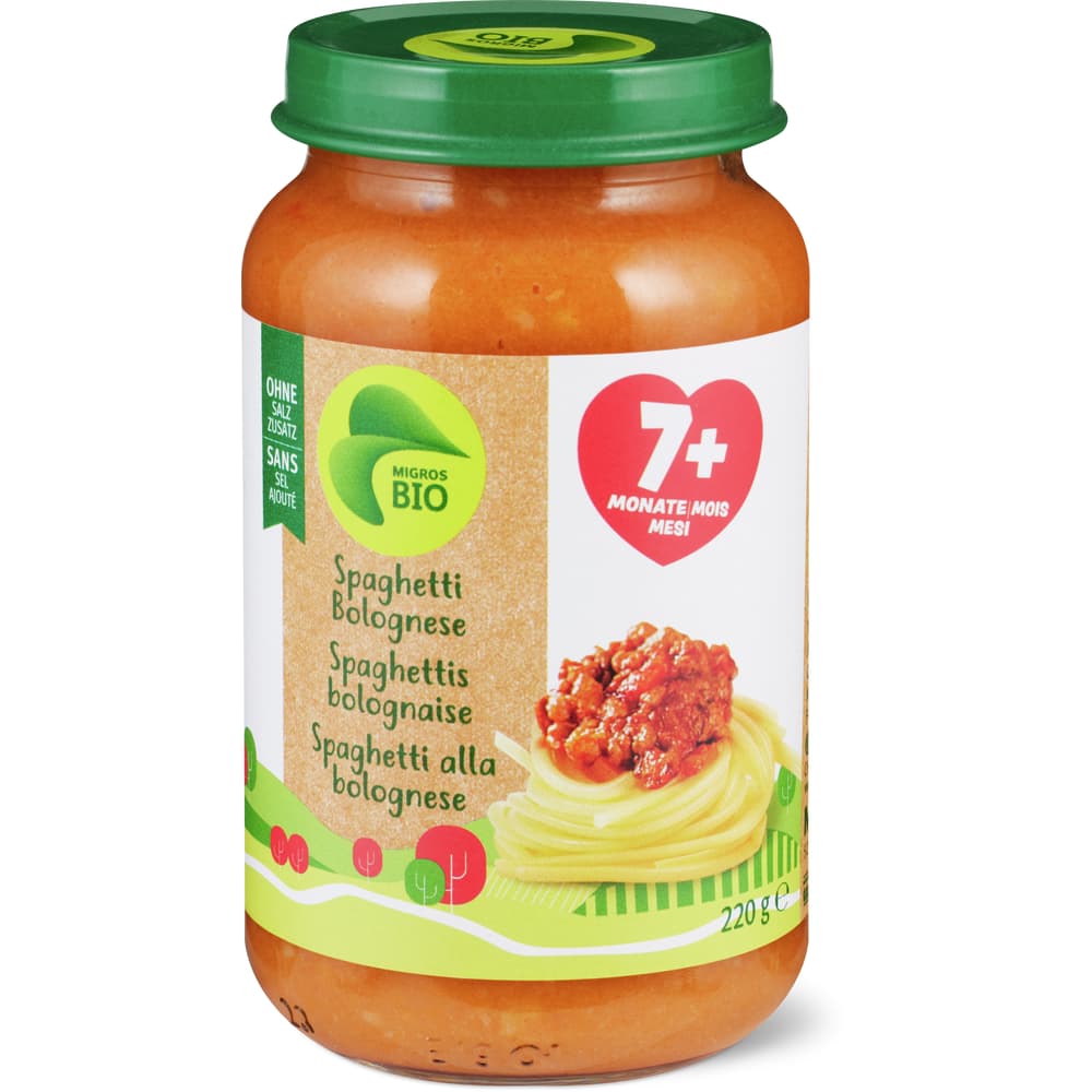 Migros Bio Babygläschen Spaghetti Bolognese Ab 7 Monaten