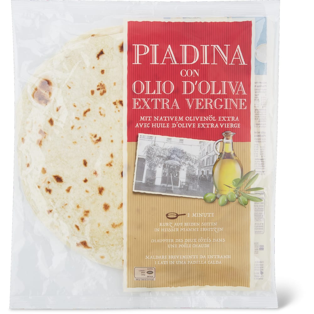 Piadina Fladenbrot Vorgebacken
