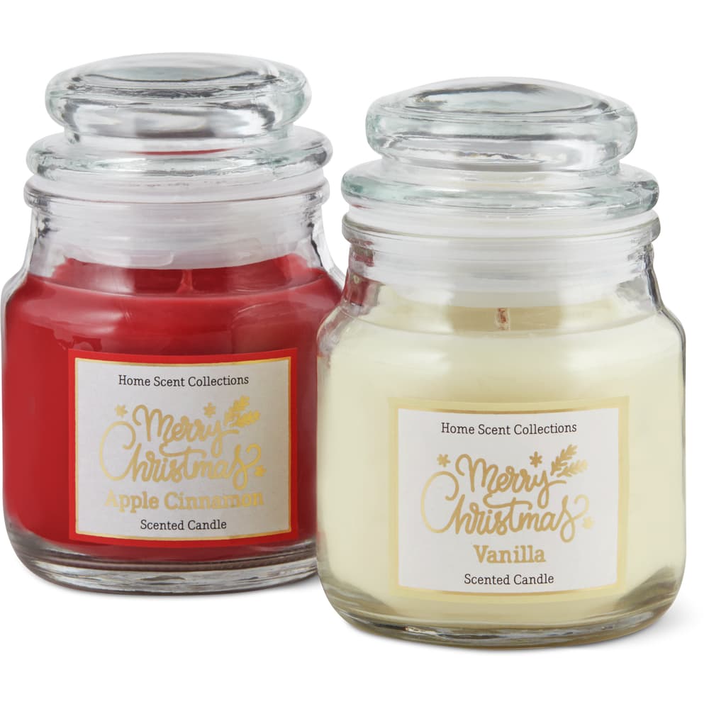 Migros Home Duftkerze 8cm, Vanille und Apfel Zimt