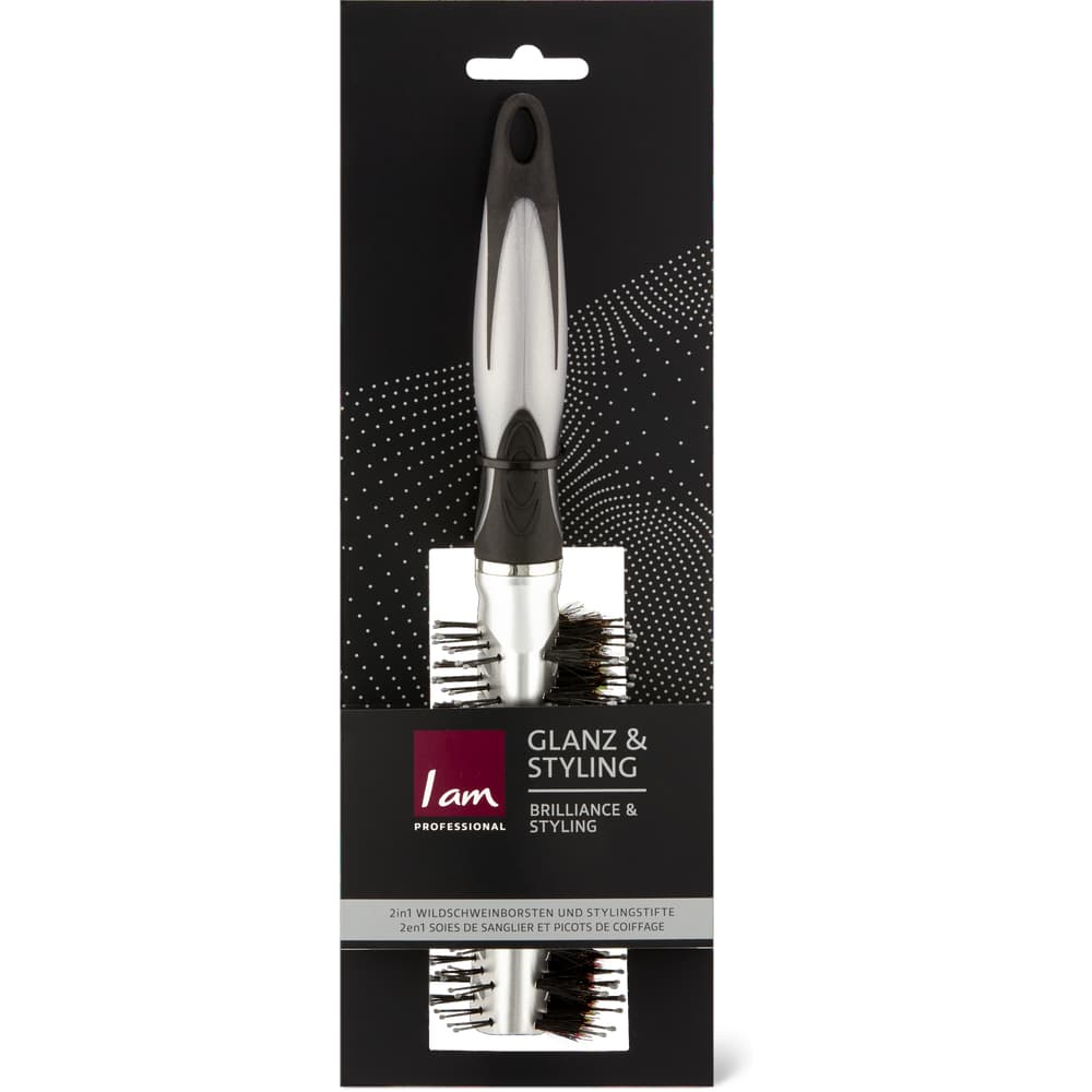 I am Professional Haarbürste Double Action