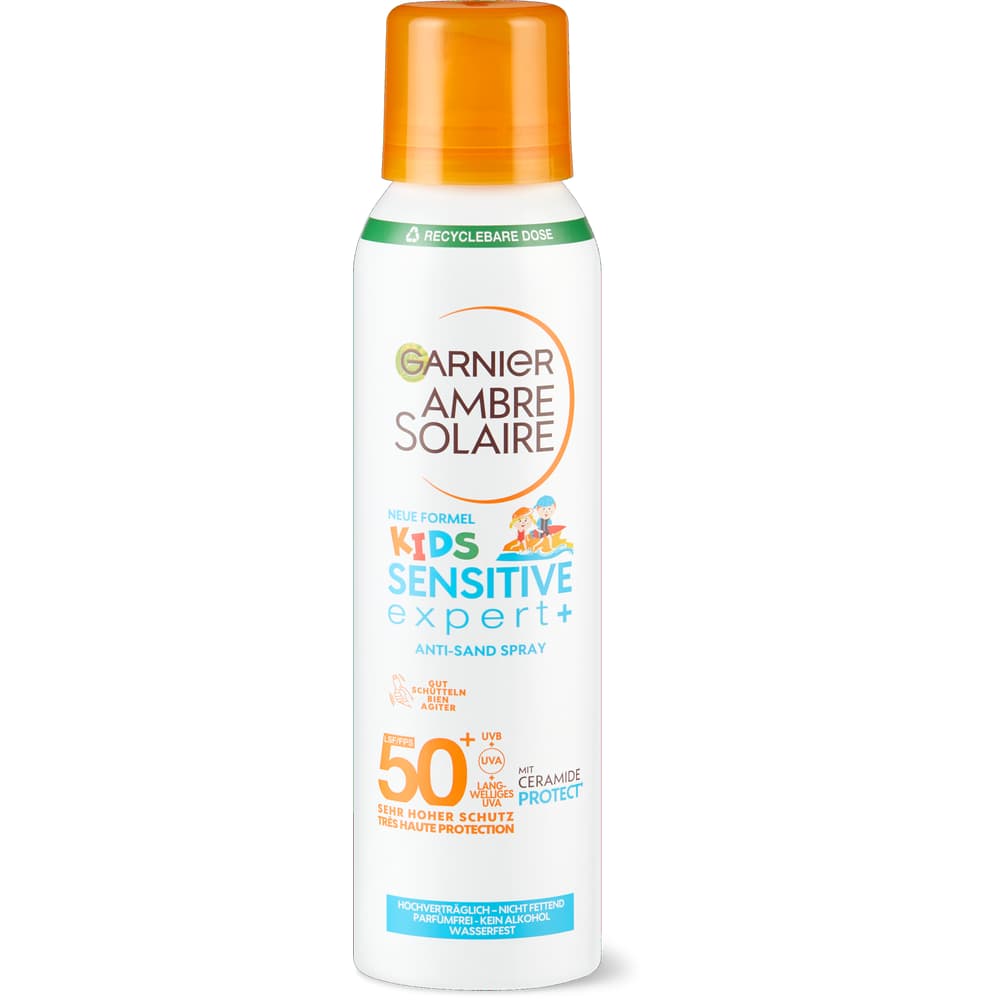 Garnier Ambre Solaire Sonnenspray FPS 50+, Kids, Sensitive Expert +