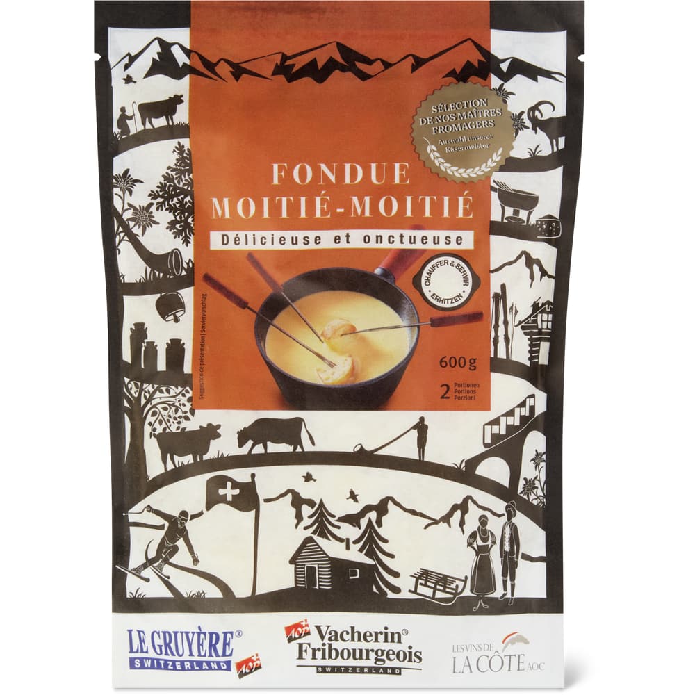 Fondue Moitié-Moitié Lecker & cremig