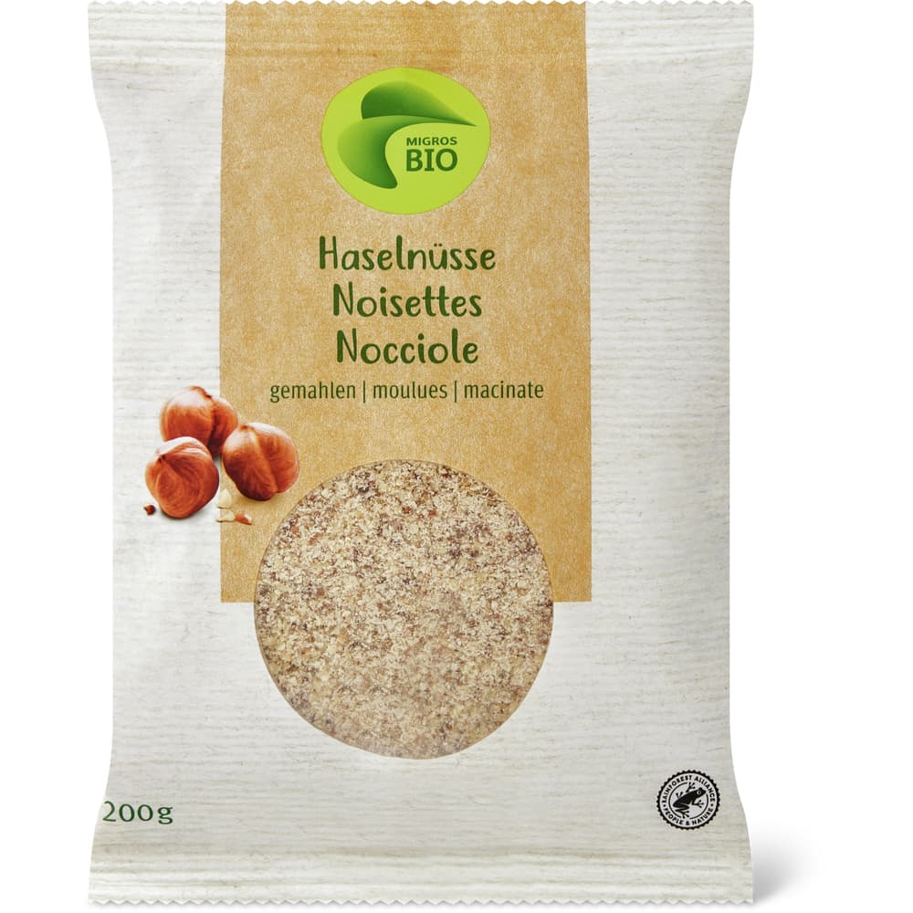 Haselnüsse gemahlen