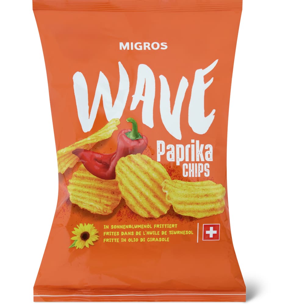 Migros Wave chips Paprika