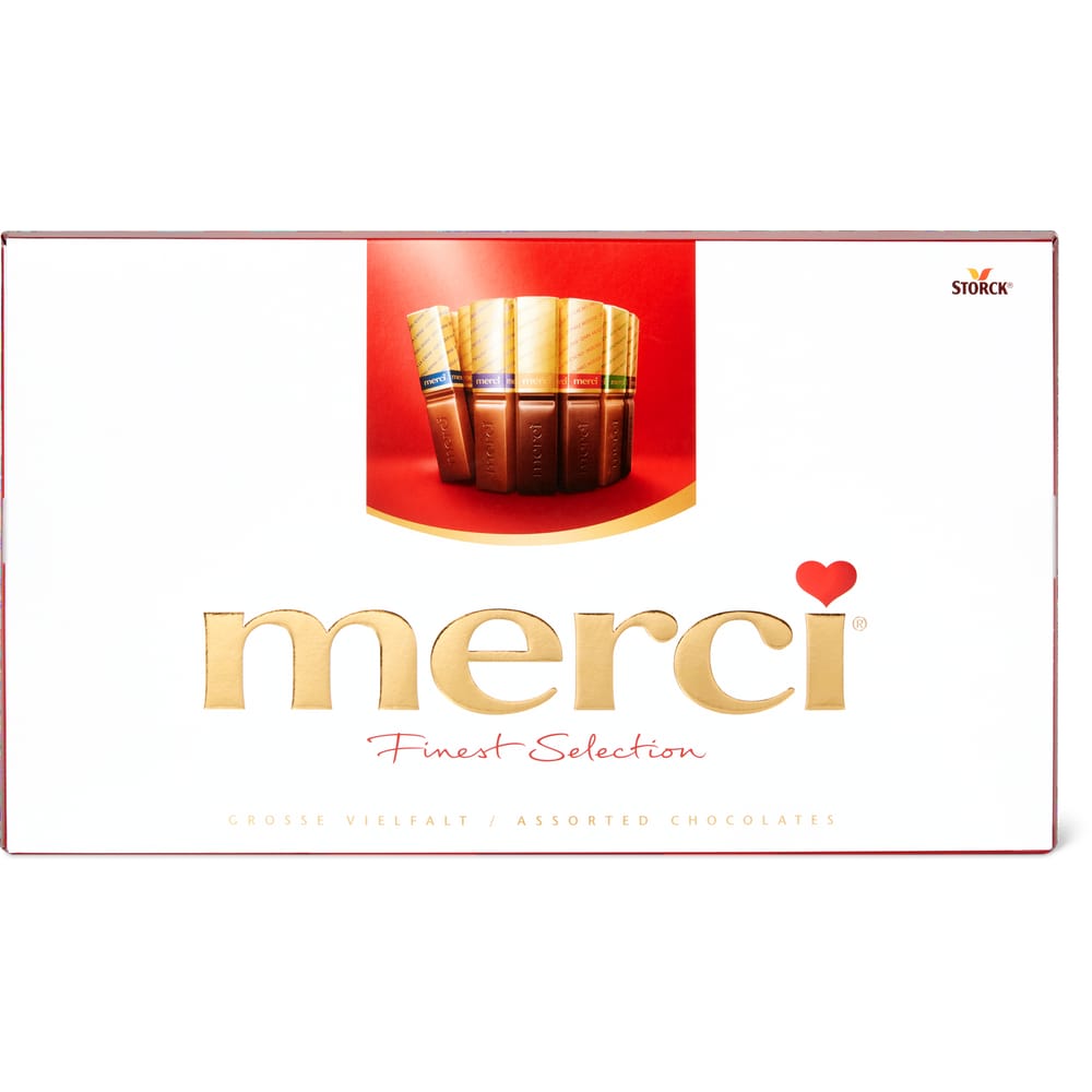 Merci Finest Selection 32 Schokoladenriegel