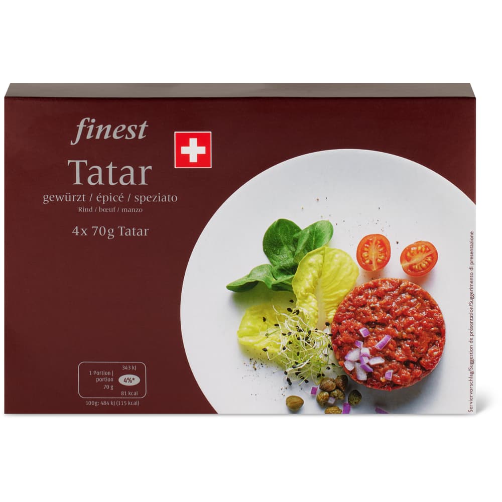 finest Rindtatar gewürzt