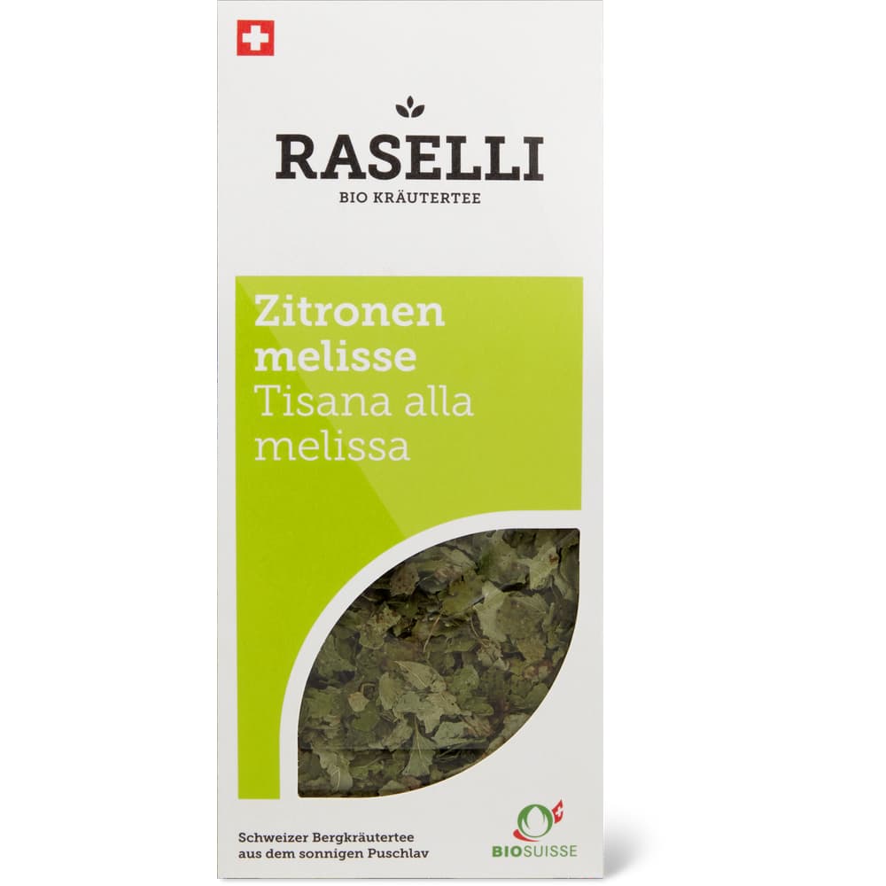 Raselli Bergkräutertee Bio, Zitronenmelisse
