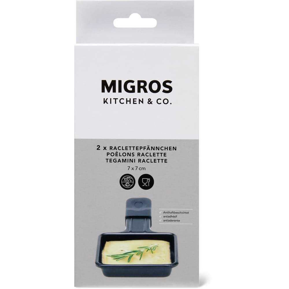 Migros Kitchen & Co. Raclette Pfännchen 7 x 7cm