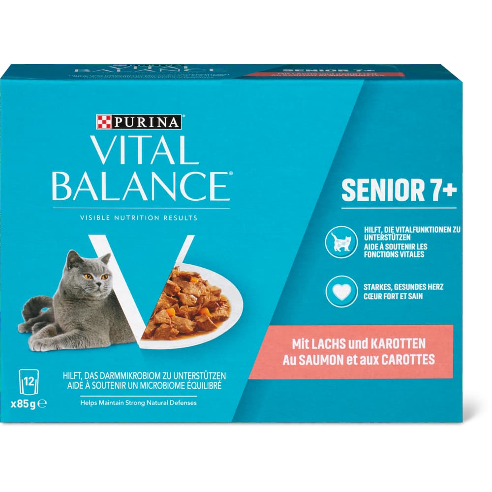 Vital Balance Senior 7+ mit Lachs und Karotten