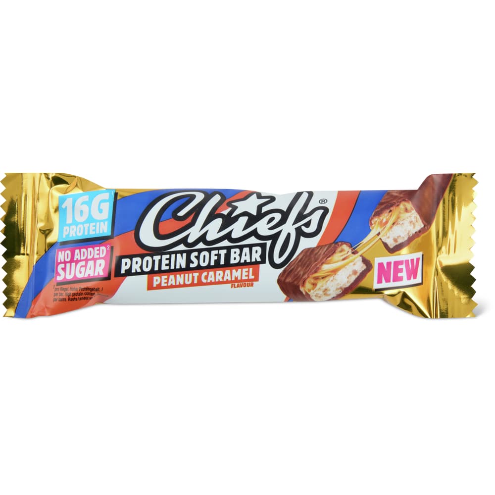 Chiefs Proteinriegel Peanut Caramel