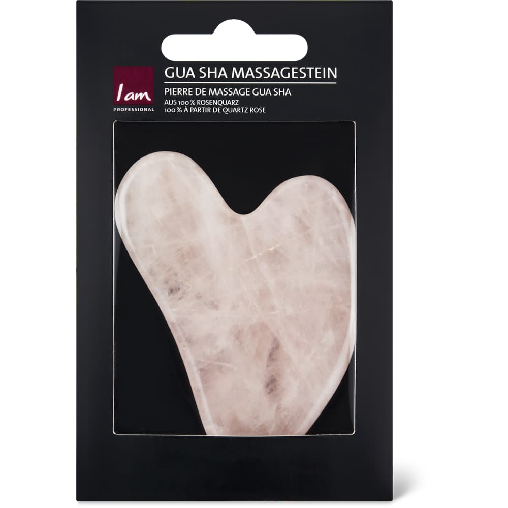 I am Professional Gua Sha Massagestein 100% Rosenquarz