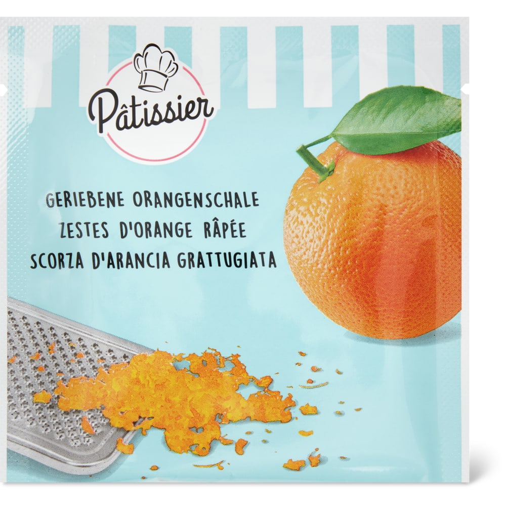 Patissier Geriebene Orangenschalen