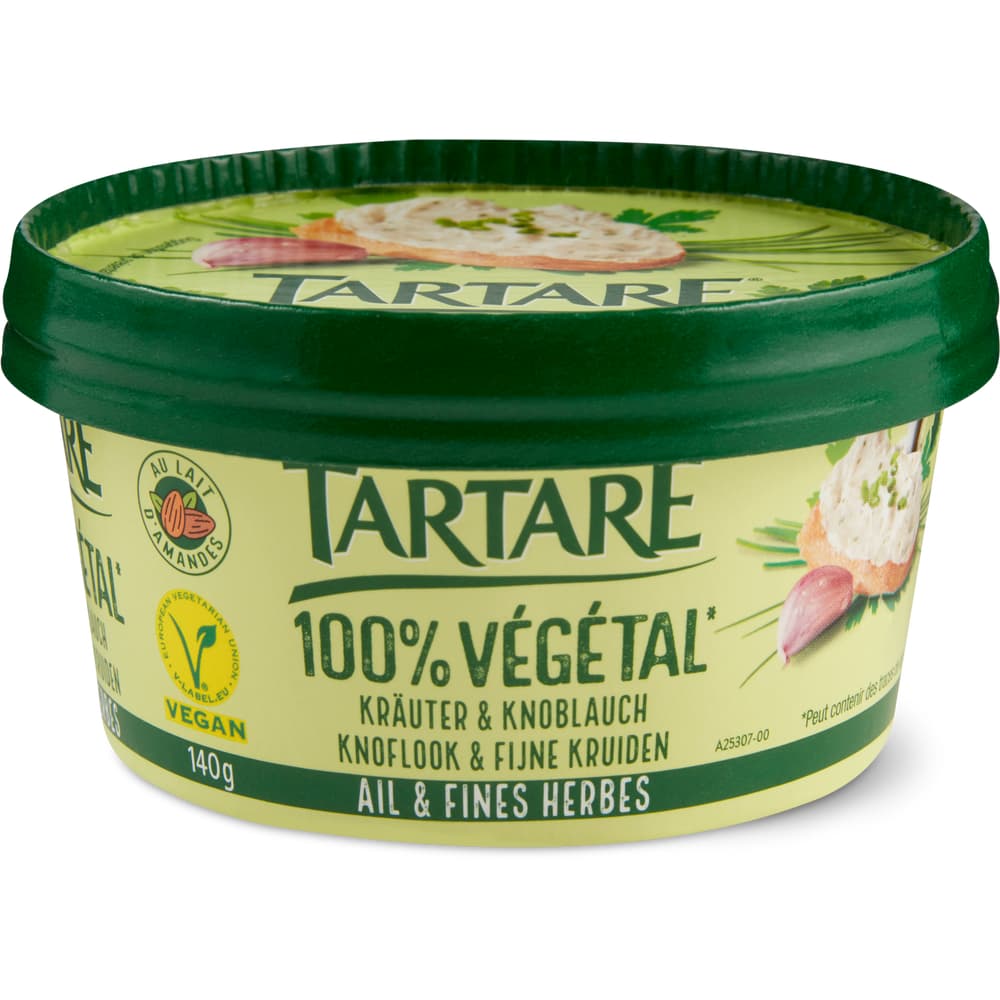 Tartare · Pflanzenspezialität aus Mandelmilch · Kräuter & Knoblauch