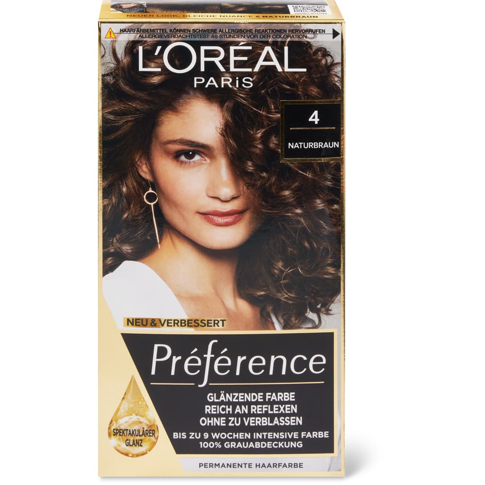 L'Oréal Paris Préférence Coloration 4 Braun, permanent