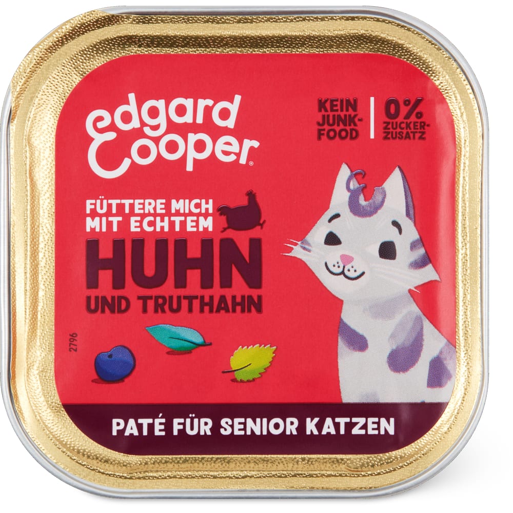 Edgard & Cooper Senior Paté Huhn, Truthahn